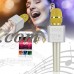 Bluetooth 4.0 Protable Handheld Wireless Karaoke KTV Microphone Mobile Phone Karaoke Microphone Handheld for Home Family KTV Karaoke Great Gift for IOS for Android, Gold   